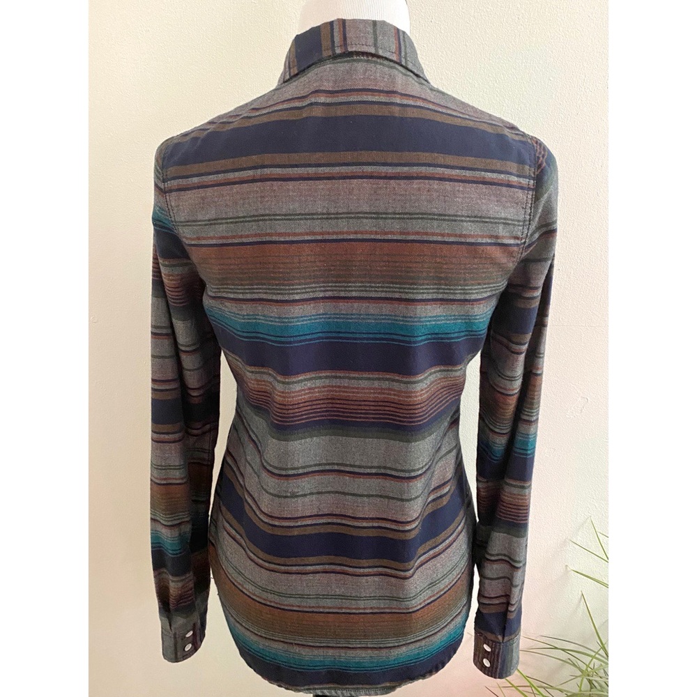 Roxy Surf Camp Site Pendleton Button Down Top - image 4